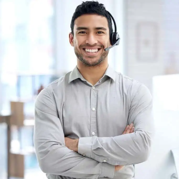 male Call Center Agent