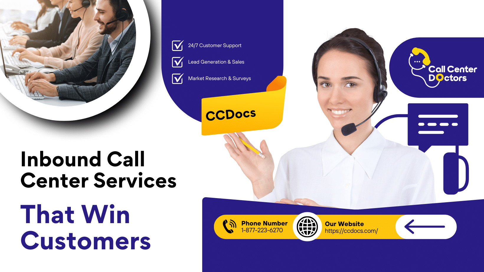 Inbound Call Center Services That Win Customers | CCDocs