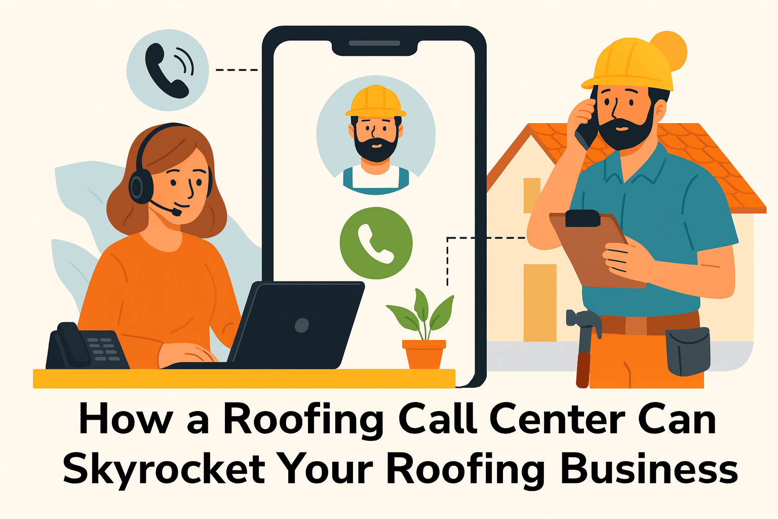 How a Roofing Call Center Can Boost Your Roofing Business in 2026 – Call Center Doctors